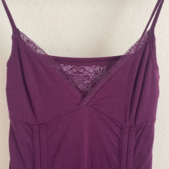 Nomads Hempwear Isis Dress Lace Ruched M - Picture 4 of 9